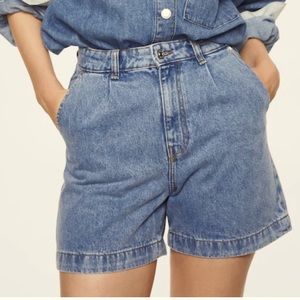 High Waisted Denim Shorts | Mango | Size 4.